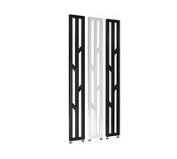 3 Pack Metal Room Dividers, Floor to Ceiling Wall Partitions, Space Separators for Bathroom Apartment, Versatile Privacy Screen White 63in