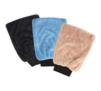 3 Pack Microfiber Cleaning Gloves, Reusable Dusting Gloves & Washing Mitt for Home, Kitchen, Car, Furniture & Electronics - Soft, Lint-Free, Washable Multipurpose Microfiber