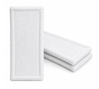 3-Pack Microfiber Floor Mopping Cloth Replacement 50cm White Rectangular Bayli