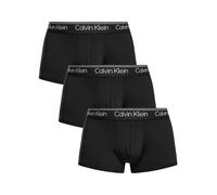 Calvin Klein Men's LOW RISE TRUNK 3PK Low Rise Trunk, BLACK (3 BLACK), M