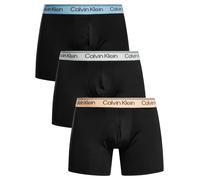 3 Pack Microfiber Stretch Boxer Briefs Black (Gulf Blue/Light Cas/Pink) M