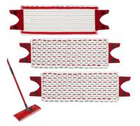 3 Pack Microfibre Mop Pads for Vileda 1-2 Spray Mop,Reusable&Washable Mop Head Replacement Mop Pads Refills for Vileda 1-2 Spray Mop/Ultramax/UltraMax Plus/Easywring UltraMax Mop,Multi-Surface Floor
