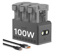 3-Pack Mini 5 Pro 4680mAh Original Intelligent Flight Battery Plus for DJI + 1Pcs LKTOP 100W Parallel Charging Hub: 3-Battery Fast Charge 100%: 55min, Mini 5 Pro Drone Accessories Charging Hub Bundle