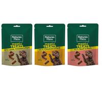 3 PACK MIXED VARIETY NATURES MENU REAL MEATY DOG TRAINING TREATS 100G VALUE BAGS