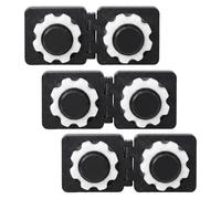 3 Pack Monitor Connectors Compatible with Most Computer Monitors Curved and Flat Screen Universal Dual / Triple Monitor Connector Bracket with Adjustable Angle Hinge for Seamless Display Setup