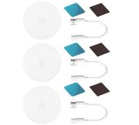 3 Pack Motion Sensor Lights Indoor Rechargeable Battery Wall 6000K LED Cool White Smart Stair Magnetic Night Light Wireless Lamp for Stairs Living Room Bathroom Hallways Closet Kitchen Under Cabinet