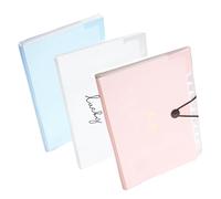 3 Pack Multi-Functional A4 Organizer Folder - Large Capacity File Storage Bag with Multiple Pockets, Paper Sorting Tool for School, Office, Home & Travel（3 Color