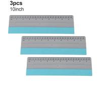 3-Pack Multi-Size Car Window Tint and Film Installation Squeegee Tool Set with Soft Felt Edge for Scratch-Free Application on Flat and Curved Surfaces