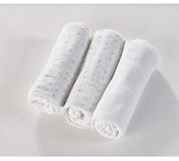 3 Pack Muslin Cloths Assorted Grey and White | Super Soft 100% Cotton
