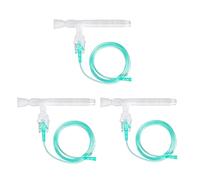 3-Pack Nebulizer Accessory Kit, Complete Breathing Treatment Device Set for Home Use