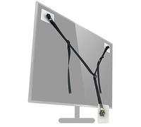 3 Pack No-Drill Flat Screen TV Safety Straps, Adjustable Anti-Tip Furniture Anchor Kit for Baby Proofing