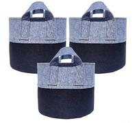 3 Pack Non Woven Fabric Plant Bags for Vegetable and Fruit Gardening, Lightweight and Foldable with Excellent Drainage (5 gallon)