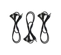 (3) Pack of 2 Way Split Effects Pedal DC Power Cables for CIOKS Power Supplies