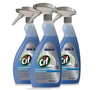 3 Pack of 750ml Cif Professional Formula Glass & Multi-Surface Cleaner Streak and Smear Free Finish