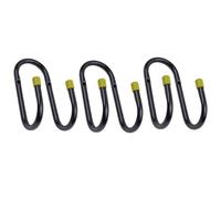 3 Pack of 7cm Multipurpose Garage Storage Double Hook