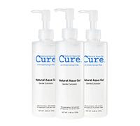 3 Pack of Cure Natural Aqua Gel 250ml - Best Selling exfoliator in Japan