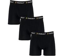 3 Pack of Farah Mens Arkona Boxer Shorts - Large Multicoloured
