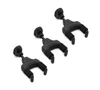 3 Pack of G4M Locking Guitar Hangers | Pack of Three Locking Guitar Hangers, Auto-Locking System for Secure Storage, Easy to Unlock by Lifting, Quick Wall Install