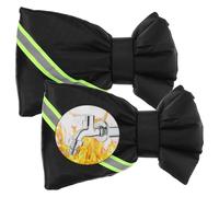 3 Pack Outdoor Faucet Covers for Winter Freeze Protection, Waterproof Insulated Spigot Covers, Outdoor Water Faucet Cover Socks Reusable Reflective Tap Socks, Black