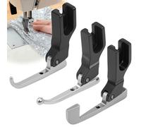 3 Pack P369 Bead Sequin Special Presser Foot, Bead Crusher Presser Foot for Sewing Machine Bridal Dress Beaded Fabric Sewing Machine Accessories for BEvening Gowns, Fashion Fabrics