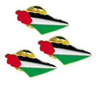 3 Pack Palestine Flag Pin Palestine Lapel Pins, Small Metal Palestine Flag Lapel Bro National Pins, Palestine Pin Watermelon