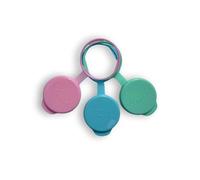 3 Pack Pastel Reusable Milk Bottle Tops | UK Made | Airtight | Leakproof Milk Bottle Lids | Perfect Fit for UK 1-Pint Glass Bottles | Eco-Friendly | Dishwasher Safe | Fully Recyclable