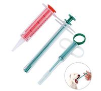 3 Pack Pet Pill Dispenser Dog Pill Gun Cat Pill Shooter Pill Applicator Tablet Capsule or Liquid Medical Feeding Tool Kit Syringes for Small Animals