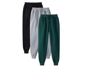3 Pack Petite Joggers For Women Short Leg Stretchy Sweatpants For Women Uk Drawstring Elastic Waist Ladies Tracksuit Bottoms Plus Size Solid Color Casual Lounge Pants With Pockets Baggy Trousers