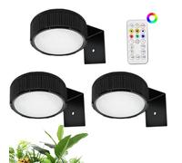 3 Pack Picture Lights for Wall, Battery Operated, 24 Colors Wireless Picture Frame Light, Dimmable Painting Lamp, Remote Control Art Display Novelty Lamp with Timer for Art Frame Artworking Portrait