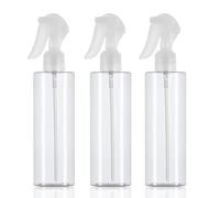 3 Pack Plastic Water Spray Bottle for Hair, 10 oz/300ml Plastic Empty Mister Spray Bottles for Cleaning, Cooking, Plant, Pet (Not Continuous)