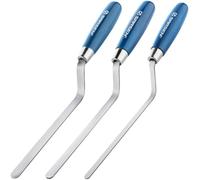 3 Pack Pointing Trowels: Standard Brick Jointer & Pointing Tool Set (8mm, 10mm, 12mm) for Mortar Repair, Repointing, Bricklaying, Tuck Pointing, and Cement Work