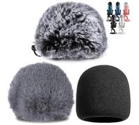 3 Pack Pop Filter Cover for Blue Yeti Microphone and Blue Yeti Pro USB Condenser Microphone, Indoor Outdoor Windshield Protection