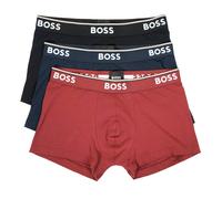 3 Pack Power Trunk Boxers 966 Black Red Navy, Small