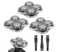 3 Pack Pro 4 Shaver Replacement Heads Compatible with Skulls Pitbulls Series Gold PRO, Silver PRO, Platinum/Diamond PRO, Butterfly Kiss PRO Head Shavers