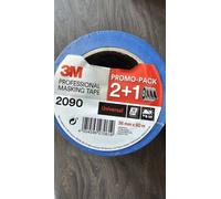 3 Pack Professional 3M FINE LINE VINYL 2090 MASKING TAPE 3PACK X 36mm X 50 =150M