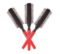 3 Pack Professional Quiff Roller Round Hair Brushes, Plastic Slick Back Hair Brush Anti Static Roller Hairbrush for Men Women and Barbers