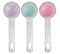 3 Pack Push & Serve ICE Cream Scoop Kitchen Craft Silicone Living Colour Scoop