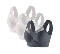 3 Pack Push Up Support Sleep Bralettes Coverage Push Up