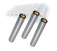 3 Pack PVC Conveyor Rollers, Replacement for 1" to 2.5" Diameter, 4" to 32" Lengths, Ideal for Cat/Dog Fence, Farm Use, & Versatile Conveyor Belt Rollers