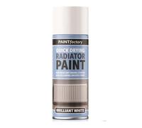 3 Pack Quick Drying Radiator Paint Spray White Brilliant 400ML - All Purpose Spray Paint Aerosol - Heat Resistant Enamel Coating with Non-Yellowing Smooth Finish