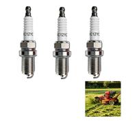 3 Pack RC12YC Spark Plug, White Replacement Spark Plugs for OHV Engines,Over Head Valve Small Engine Parts, Fits Lawn Mower Tractor Pressure Washer Generator,All Outdoor Power Equipment and More Set