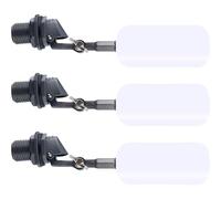 3 Pack Reliable Water Float Ball Valve Shut off 1/2 Inch Automatic Fill Feed Humidifier Water Tank, Water Ball Valve, Pond Float Replacement Valve