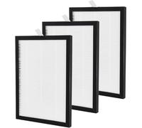 3-Pack Replacement Filters Compatible with MeacoDry Arete One 18L/20L/25L Dehumidifier - HEPA Filter 26x20cm for Air Purifier & Dehumidifier 2-in-1 - Removes Dust, PM2.5, Allergens, and Pet Dander