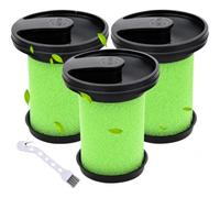 3 Pack Replacement Filters for Gtech AirRam Multi MK-2-ATF006, Gtech Air Ram Multi MK2 K9 Cordless Handheld Vacuum Cleaner Accessories Washable Reusable Spare Parts