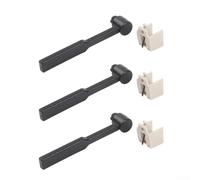 3 Pack Replacement Needle With Cleaning Brush For At-lp60x Turntable Carbon Fiber Stylus Bar Conical Tip White Color Accessory Kit For Seamless Vinyl Record Playback And Easy Tool Free Installation