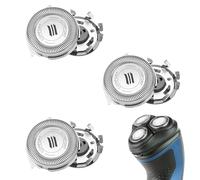 3 Pack Replacement Shaver Heads for Philips SH30 SH50 - Stainless Steel Rotary Shaving Blades Compatible with Philips Series 1000 2000 3000 5000 AT7xx AT8xx PT7xx - Smooth Shaving Cutter Heads for Men