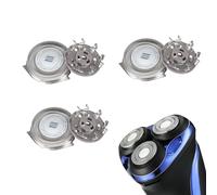 3 Pack Replacement Shaver Heads for SH30/SH50 Series 1000 2000 3000 5000 Electric Trimmer Blades Stainless Steel Cutting Head Men Shaving Compatible with Series AT8xx AT7xx PT7xx