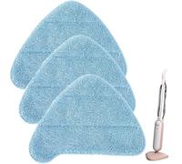 3 Pack Replacement Steam Mop Pads Compatible with Russell Hobbs Steam Mop RHSM1001-G, Reusable Cleaning Pads for Floor Steamer