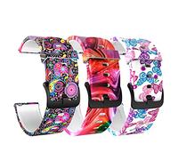 (3-Pack) Replacement Straps Compatible with Amazfit Bip 3 Pro/GTS 4 Mini/Garmin Venu 2 Plus Strap, Band Soft Silicone Sport Wristband for Amazfit Bip 3 Pro/Bip 3/GTS 4/GTS 3/GTS 2 Mini/GTS (3C)