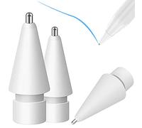 3 Pack Replacement Tips for Pencil 2nd / 1st Generation Nibs - Sensitive and Precise Control iPencil Nib for iPad for Pencil USB C/ 2nd/ 1st Gen Apple Pen